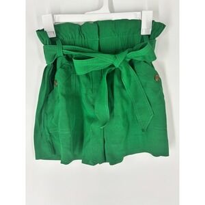 J. Crew Womens High Rise Paper Bag Shorts Sz 8 3 In. Inseam Tie Waist Tenniscore